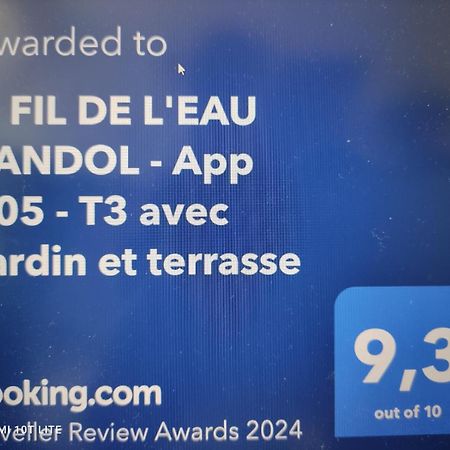 شقة O Fil De L'Eau Bandol - App A05 - T3 Avec Jardin Et Terrasse المظهر الخارجي الصورة