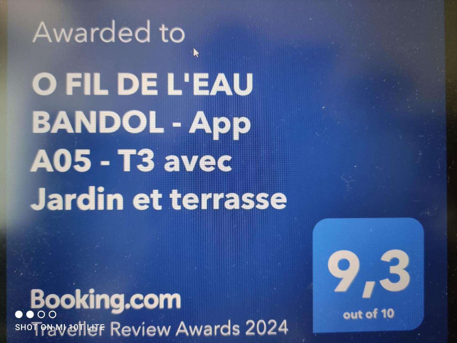 شقة O Fil De L'Eau Bandol - App A05 - T3 Avec Jardin Et Terrasse المظهر الخارجي الصورة